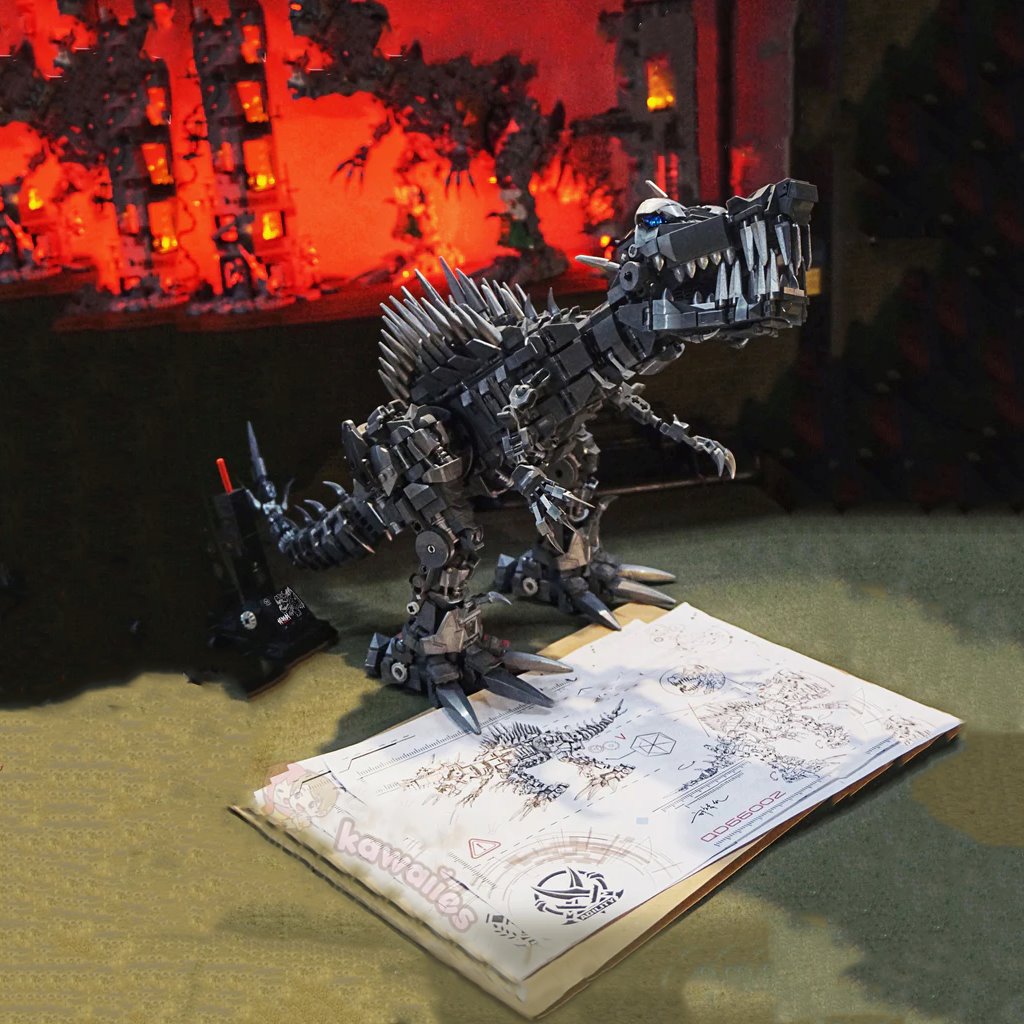 Super Mech Colossal Spinosaurus Dinosaur Building Set