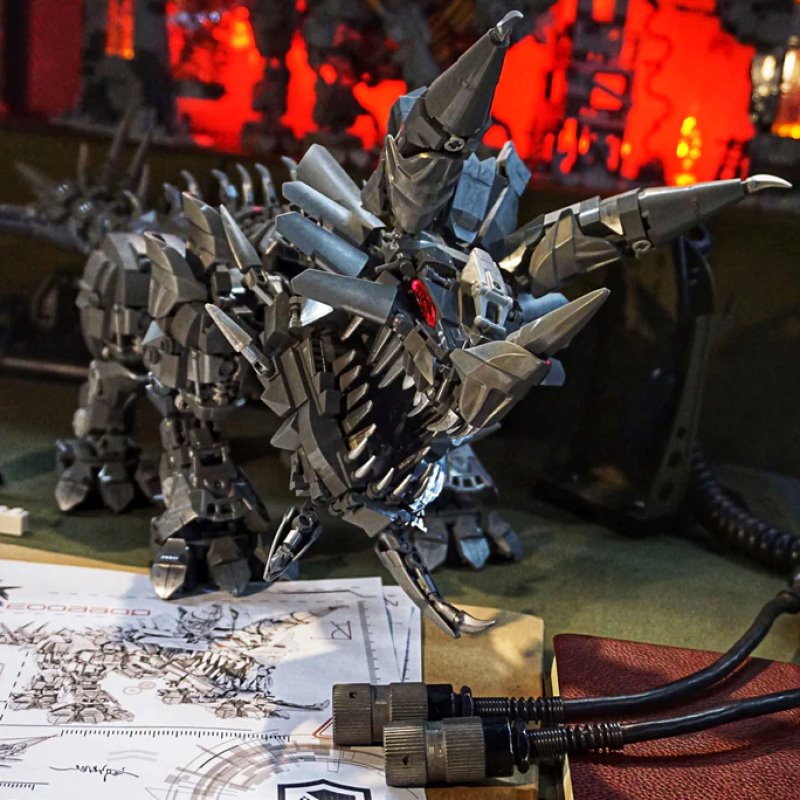 Super Mech Colossal Triceratops Dinosaur Building Set