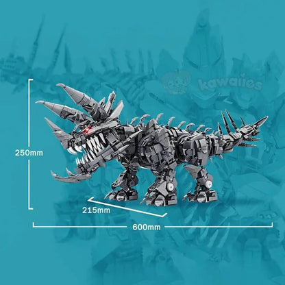 Super Mech Colossal Triceratops Dinosaur Building Set