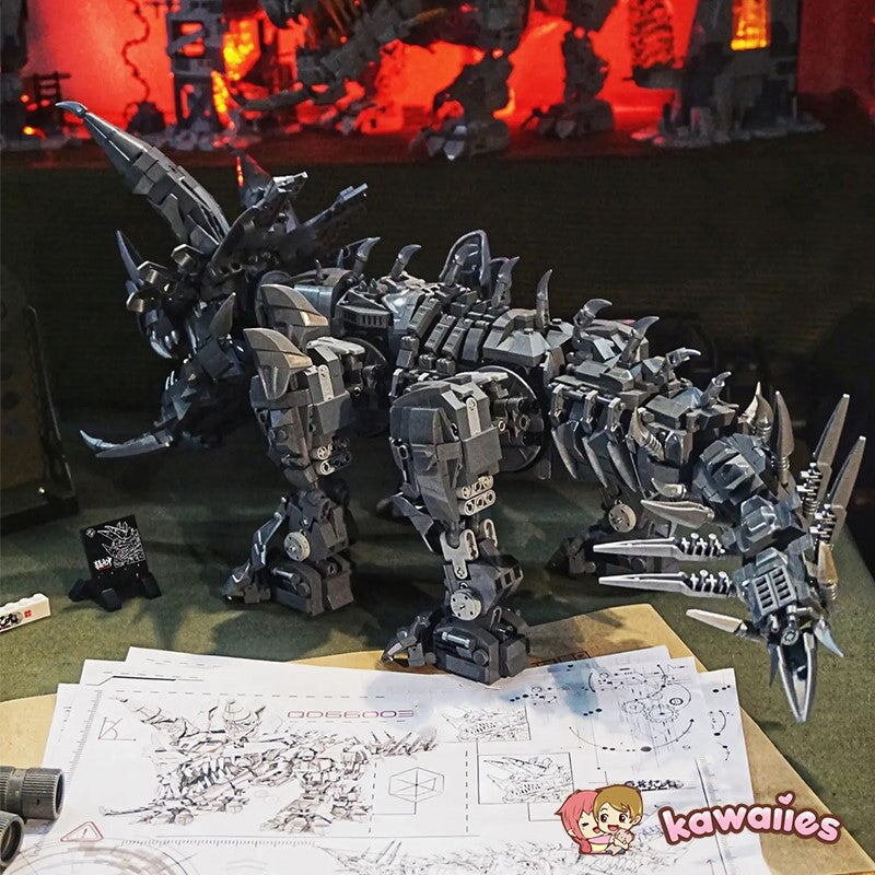 Super Mech Colossal Triceratops Dinosaur Building Set