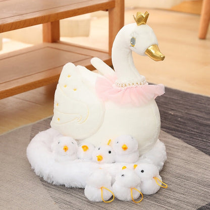Swan and Chicken Family Plushies