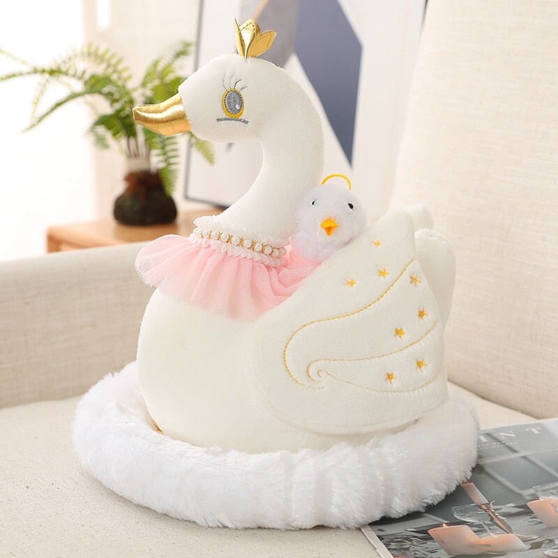 Swan and Chicken Family Plushies