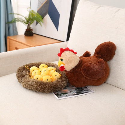 Swan and Chicken Family Plushies