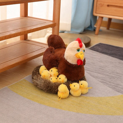 Swan and Chicken Family Plushies