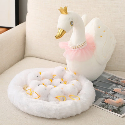 Swan and Chicken Family Plushies