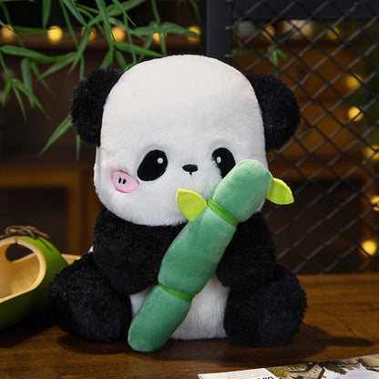 Sze Sze the Panda Bamboo Hut Plushie