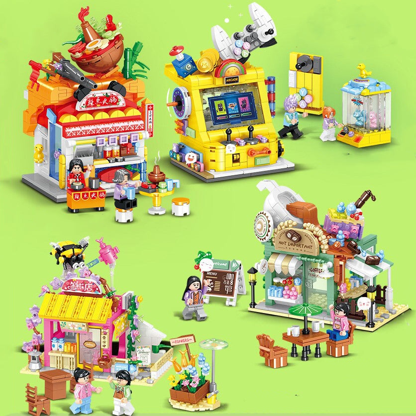 Szechuan Street Market Building Blocks