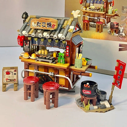 Takoyaki & Noodle Asian Street Stall Nano Building Blocks