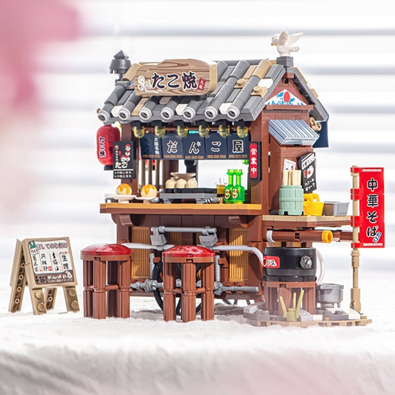 Takoyaki & Noodle Asian Street Stall Nano Building Blocks