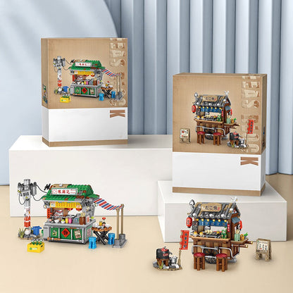 Takoyaki & Noodle Asian Street Stall Nano Building Blocks