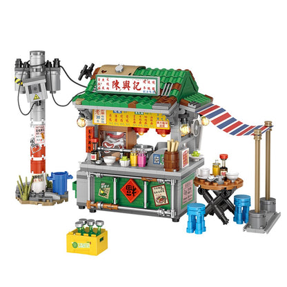 Takoyaki & Noodle Asian Street Stall Nano Building Blocks