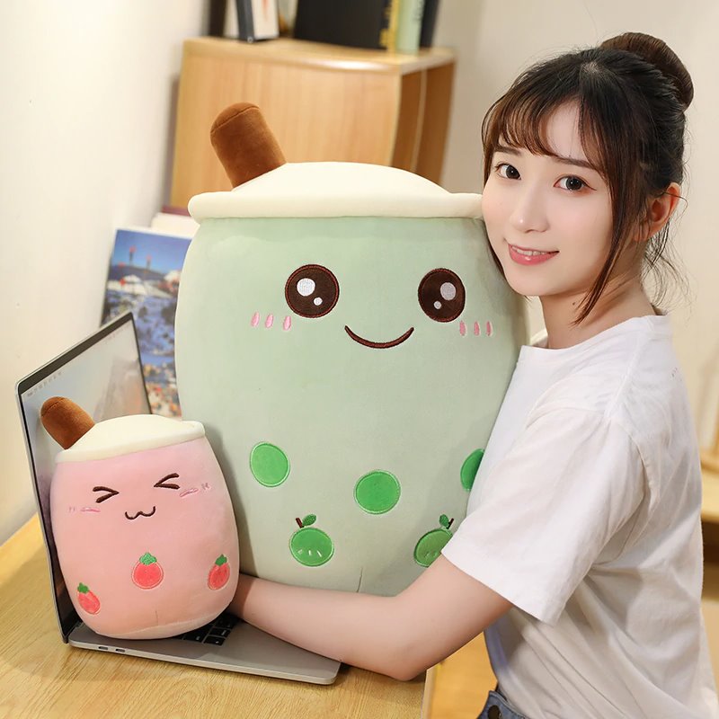 The Bubble Tea Family Fruit Plushies Collection