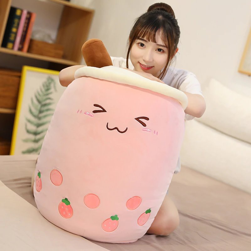 The Bubble Tea Family Fruit Plushies Collection