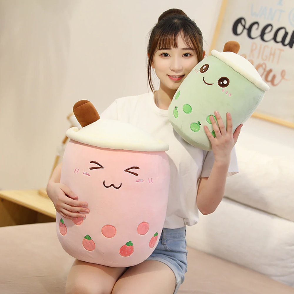 The Bubble Tea Family Fruit Plushies Collection