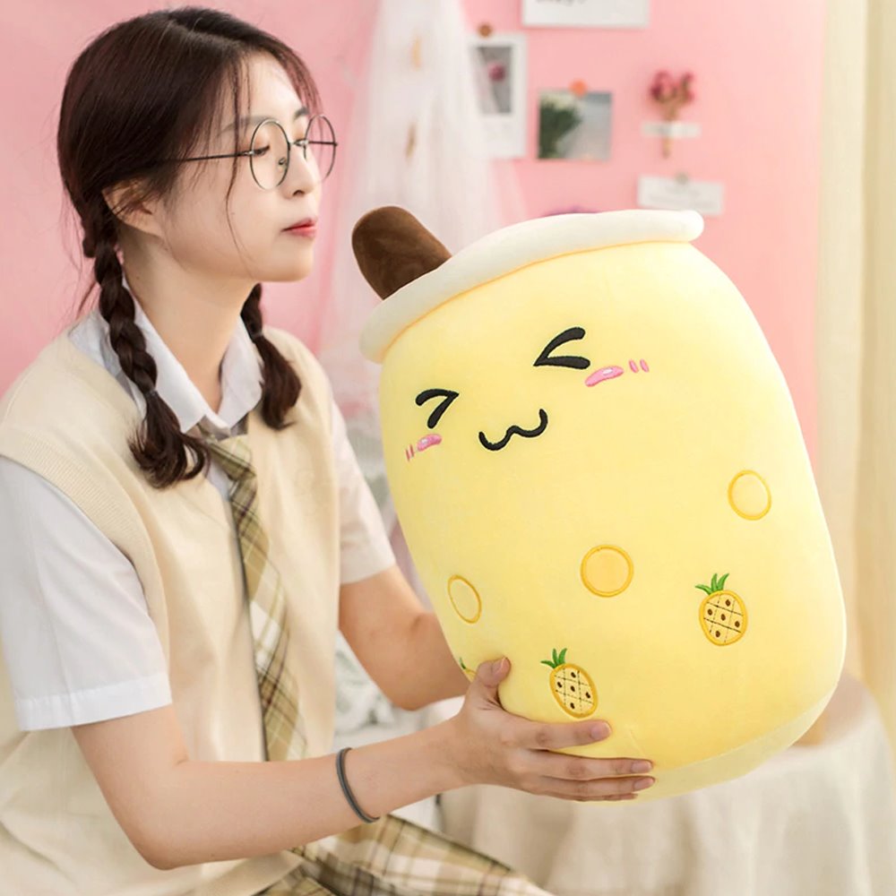 The Bubble Tea Family Fruit Plushies Collection