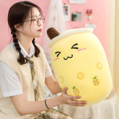 The Bubble Tea Family Fruit Plushies Collection