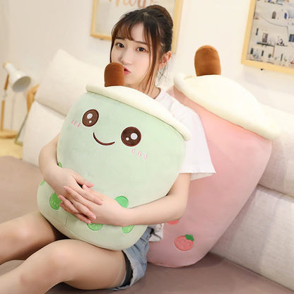 The Bubble Tea Family Fruit Plushies Collection