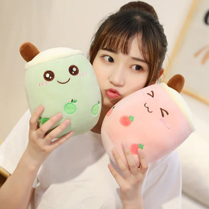 The Bubble Tea Family Fruit Plushies Collection