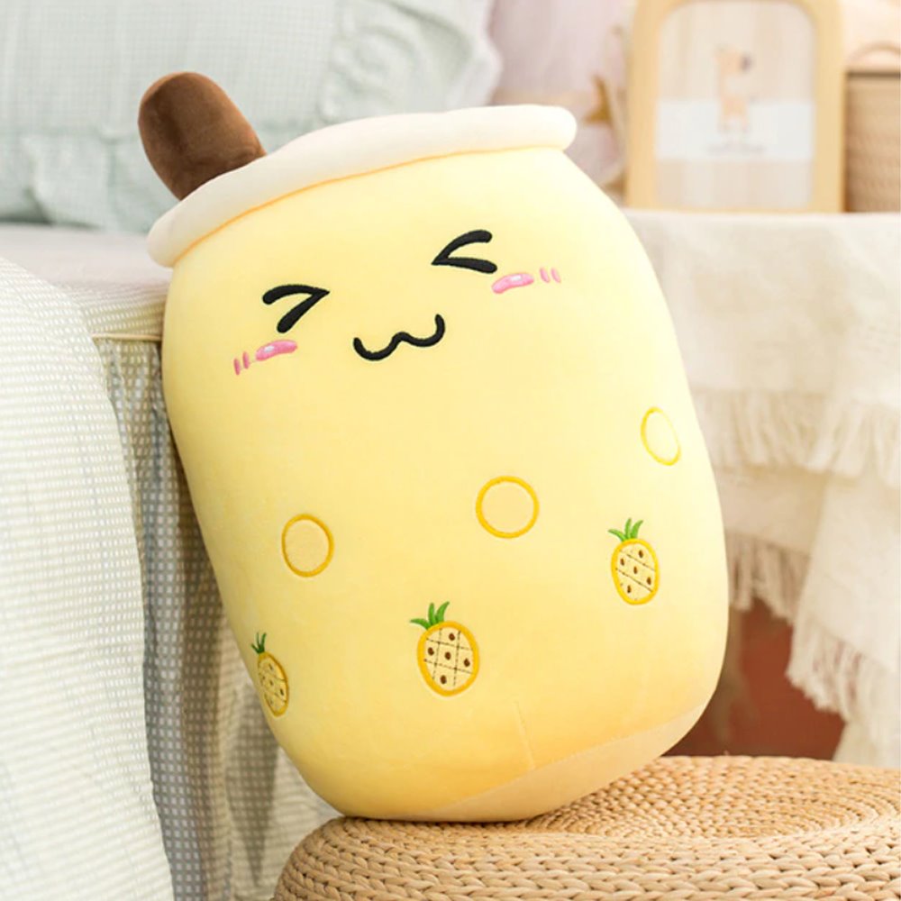 The Bubble Tea Family Fruit Plushies Collection