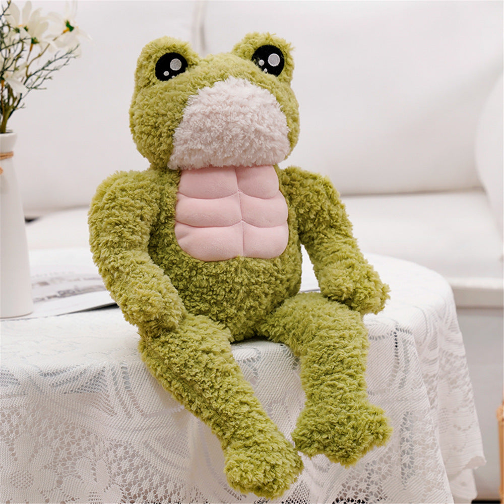 The Dench Muscle Frog Plushie