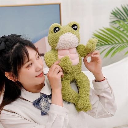 The Dench Muscle Frog Plushie