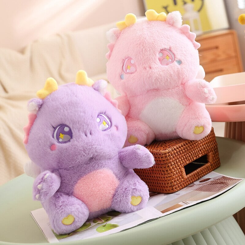 The Fluffy Baby Dragon Plush Family