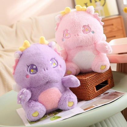 The Fluffy Baby Dragon Plush Family