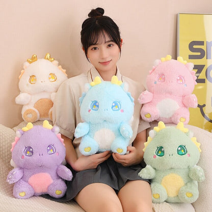 The Fluffy Baby Dragon Plush Family