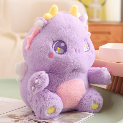 The Fluffy Baby Dragon Plush Family