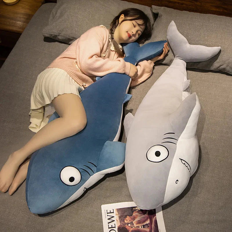 The Friendly Cheeky Gray Blue Shark Plushies