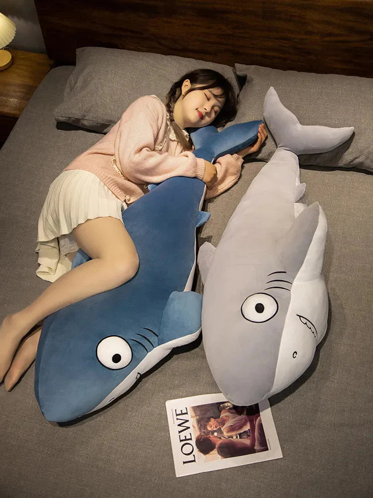 The Friendly Cheeky Gray Blue Shark Plushies