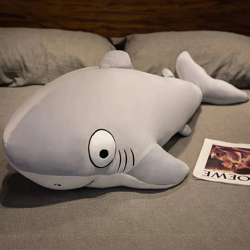The Friendly Cheeky Gray Blue Shark Plushies