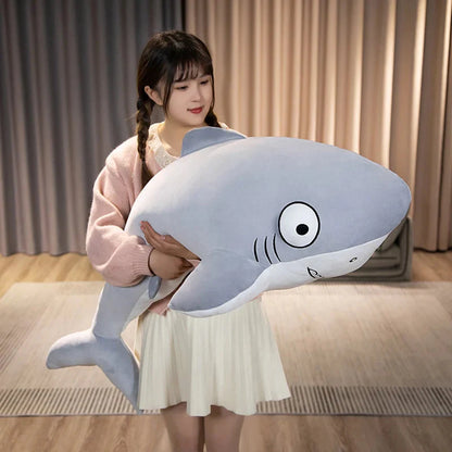 The Friendly Cheeky Gray Blue Shark Plushies