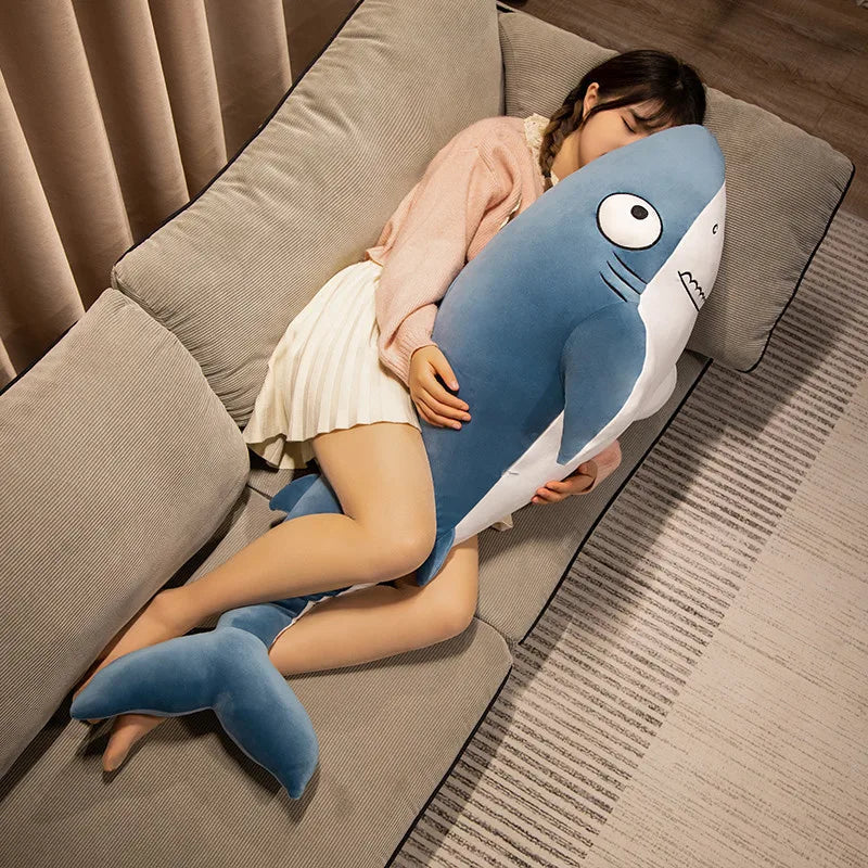 The Friendly Cheeky Gray Blue Shark Plushies