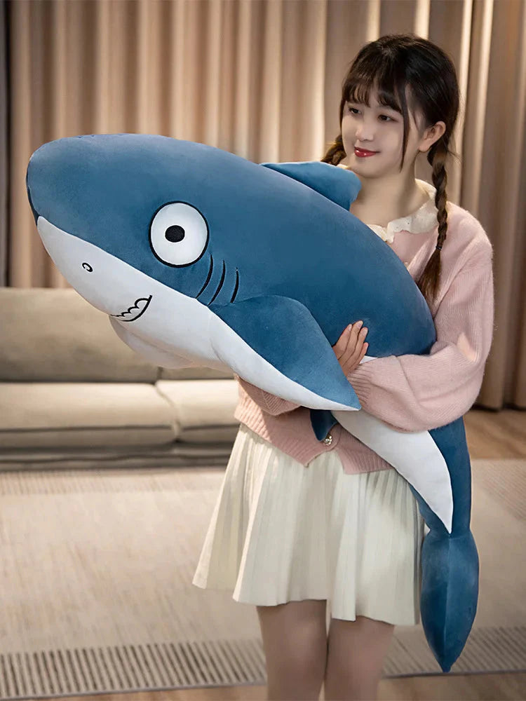The Friendly Cheeky Gray Blue Shark Plushies