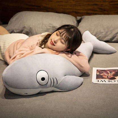 The Friendly Cheeky Gray Blue Shark Plushies