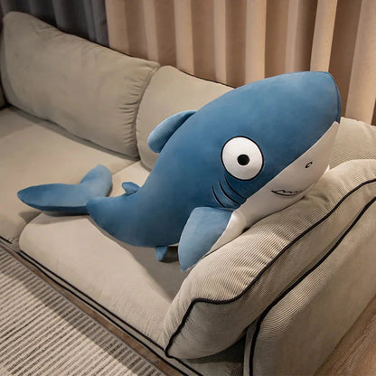 The Friendly Cheeky Gray Blue Shark Plushies