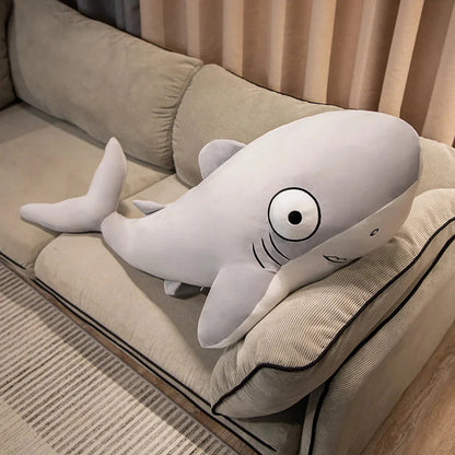 The Friendly Cheeky Gray Blue Shark Plushies