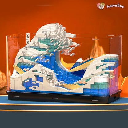 The Great Wave off Kanagawa Micro Building Sets