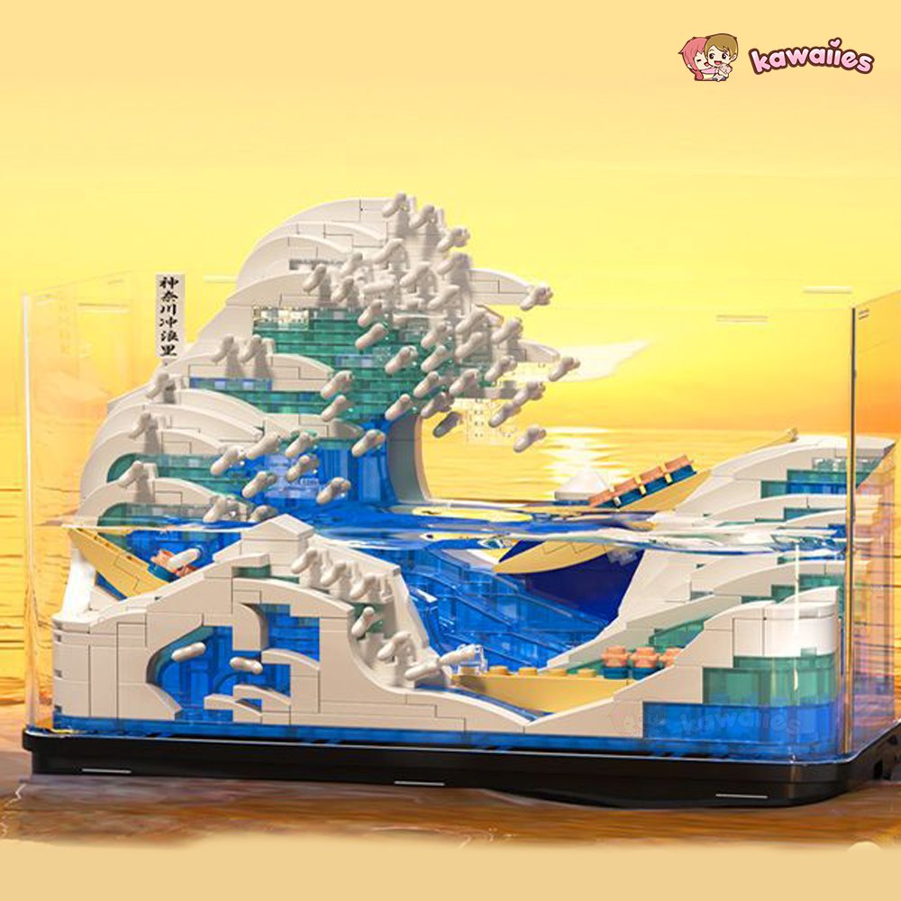 The Great Wave off Kanagawa Micro Building Sets