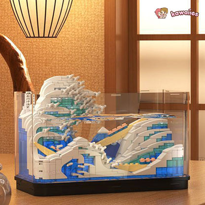The Great Wave off Kanagawa Micro Building Sets