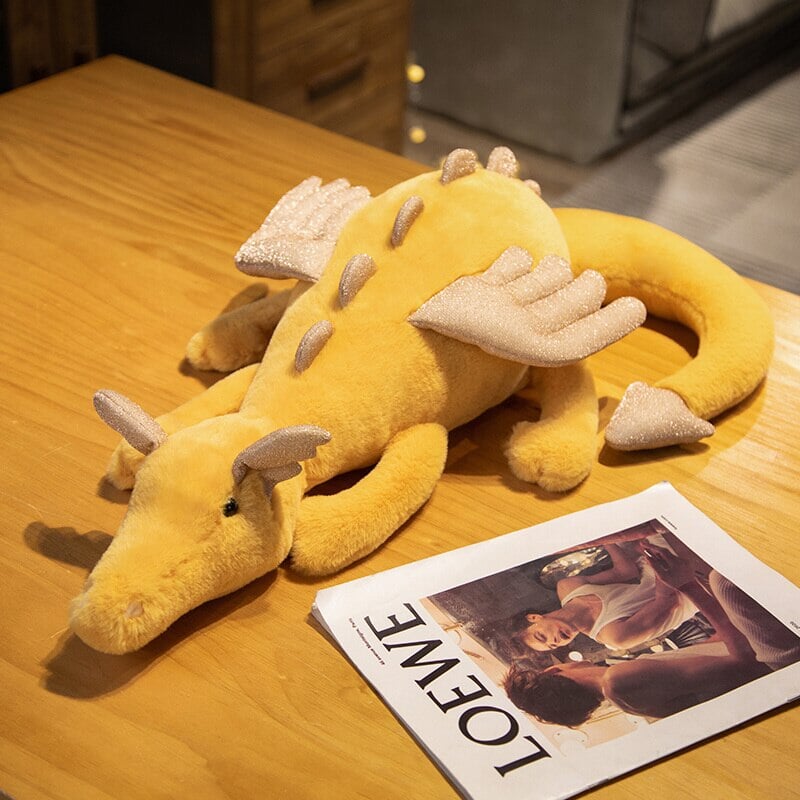 The Mighty Colored Dragon Family Soft Toys