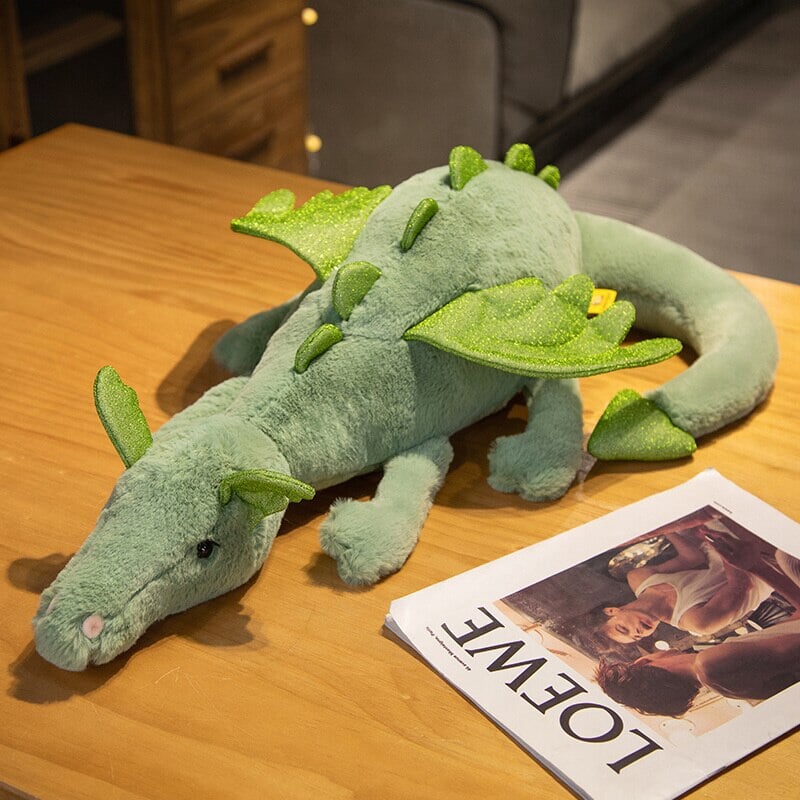 The Mighty Colored Dragon Family Soft Toys