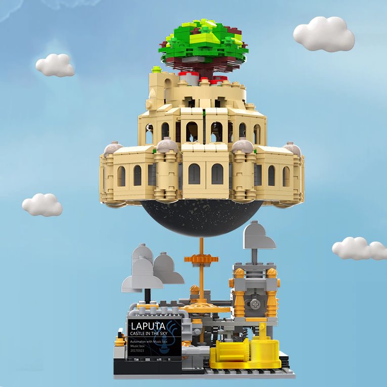 Japanese Floating Laputa Castle Building Sets - Limited Stock