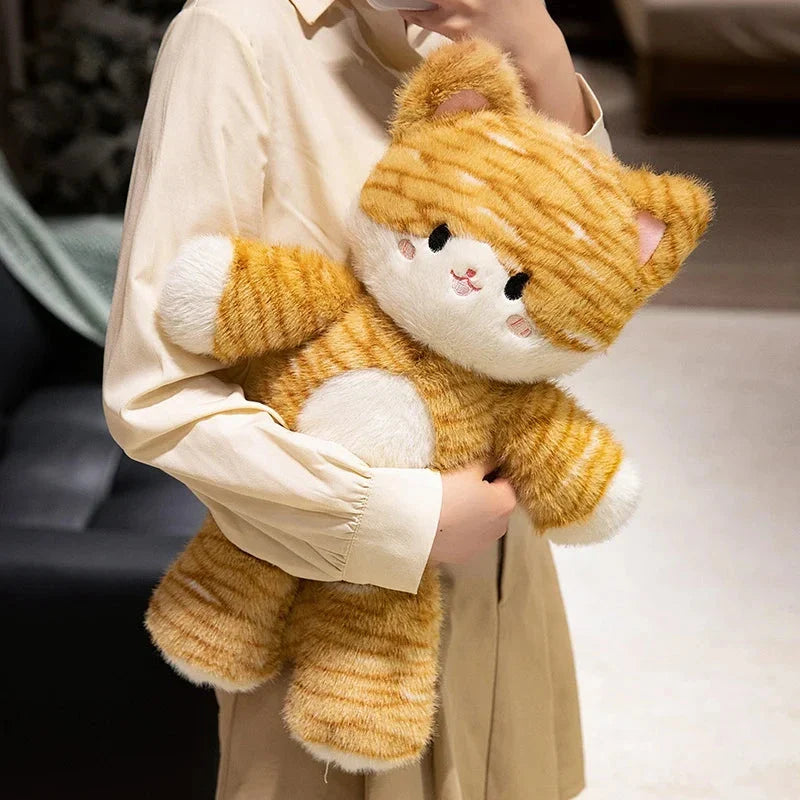 Tomo & Mikan the Cat & Red Panda Plush Buddies