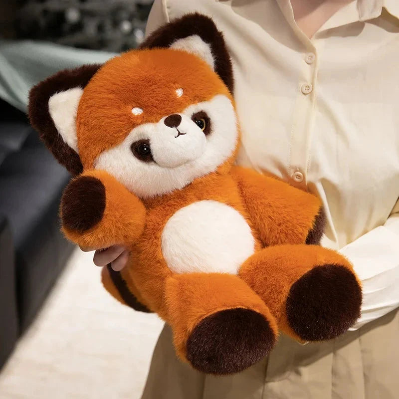 Tomo & Mikan the Cat & Red Panda Plush Buddies