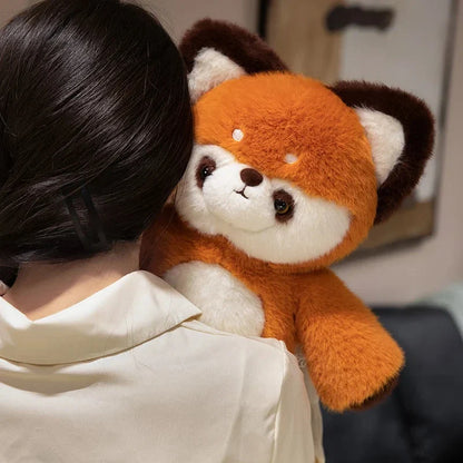 Tomo & Mikan the Cat & Red Panda Plush Buddies