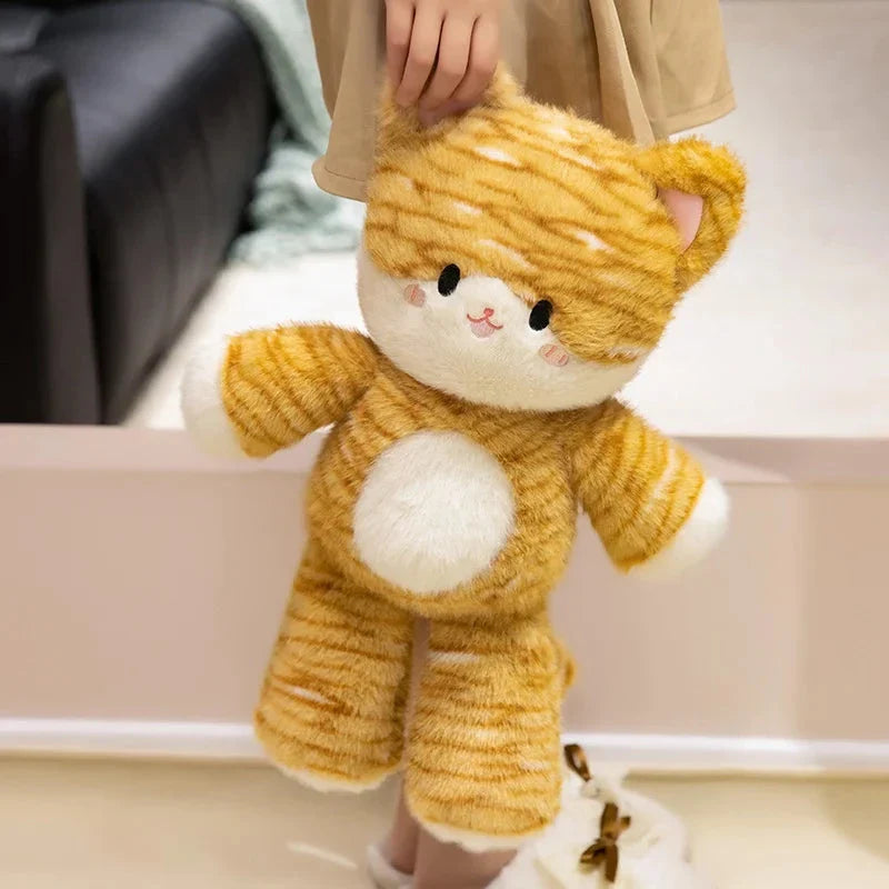 Tomo & Mikan the Cat & Red Panda Plush Buddies