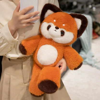 Tomo & Mikan the Cat & Red Panda Plush Buddies