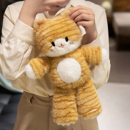 Tomo & Mikan the Cat & Red Panda Plush Buddies